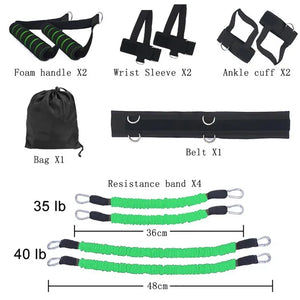 New Sport Boxing Trainer Resistance Band Training Belt for Feet Workout Fitness Equipment Leg Speed Bouncing Stretching Exercise