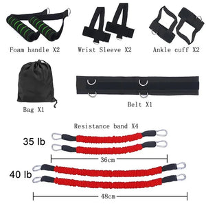 New Sport Boxing Trainer Resistance Band Training Belt for Feet Workout Fitness Equipment Leg Speed Bouncing Stretching Exercise